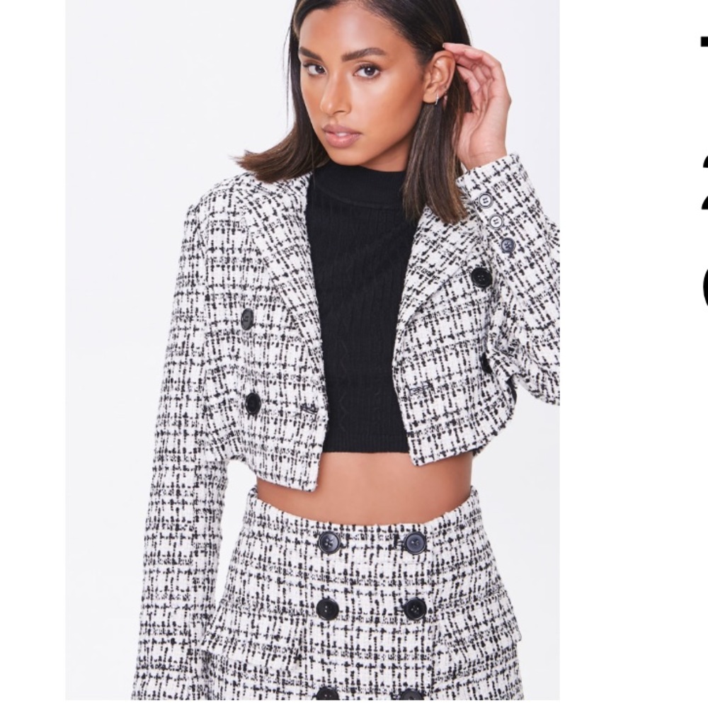 Cropped blazer